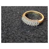 2.4-grams 10K Gold Gemstone Ring