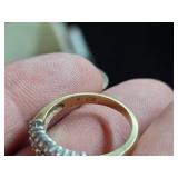 2.4-grams 10K Gold Gemstone Ring