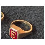 13.9-grams (total) 10K Gold - Lot of (2) Rings