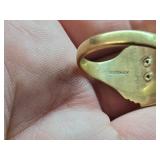 13.9-grams (total) 10K Gold - Lot of (2) Rings
