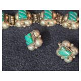 39.8-grams (total) Sterling Silver Earring and Bracelet Set