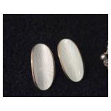 22.2-grams (total) 925 Sterling Silver - Lot of (4 Sets) Clip-on Earrings
