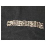 Vintage Taxco (Mexico) 56.3-grams Sterling Silver Estate Chunky Statement Bracelet