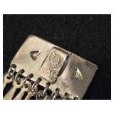 Vintage Taxco (Mexico) 56.3-grams Sterling Silver Estate Chunky Statement Bracelet