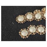 72.3-grams (total) Sterling Silver - Lot of (2) Necklace and Bracelet with White Enamel Details