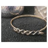 53.9-grams (total) Sterling Silver Cuff Bracelets (x2) + Bangle Bracelet (x1)