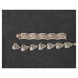 79.8-grams (total) Sterling Silver - Lot of (2) Bracelets