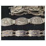 68.7-grams (total) Sterling Silver - Lot of (3) Bracelets