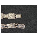 68.7-grams (total) Sterling Silver - Lot of (3) Bracelets