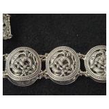 109.5-grams (total) Sterling Silver - Lot of (3) Bracelets