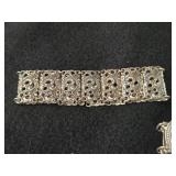 109.5-grams (total) Sterling Silver - Lot of (3) Bracelets