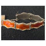 102.5-grams (total) Sterling Silver - Lot of (5) Bracelets 8' (x2) and 7' (x3)