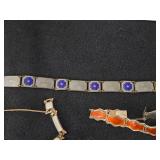 102.5-grams (total) Sterling Silver - Lot of (5) Bracelets 8' (x2) and 7' (x3)