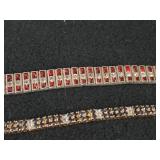 46.1-grams (total) Sterling Silver - Lot of (2) Bracelets