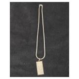 88.5-grams Sterling Silver Pendant Necklace