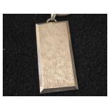 88.5-grams Sterling Silver Pendant Necklace