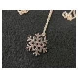 48-grams Sterling Silver + 28-grams 830S Sterling Silver - Lot of (3) Pendant Necklaces