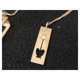 48-grams Sterling Silver + 28-grams 830S Sterling Silver - Lot of (3) Pendant Necklaces