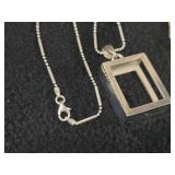 48-grams Sterling Silver + 28-grams 830S Sterling Silver - Lot of (3) Pendant Necklaces