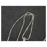 48-grams Sterling Silver + 28-grams 830S Sterling Silver - Lot of (3) Pendant Necklaces