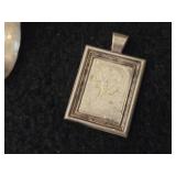 36.7-grams (total) Sterling Silver - Lot of (4) Pendants