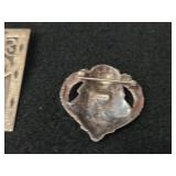22.2-grams (total) Sterling Silver - Lot of (2) Pins