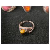 43.4-grams (total) Sterling Silver - Lot of (8) Rings