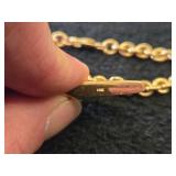 30-grams 14K Gold Bracelet with Loon Pendant