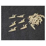 30.7-grams (total) Sterling Silver - Lot of (19) Loon Pendants