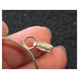 16' 19.5-grams Sterling Silver Necklace with (2) Loon Pendants