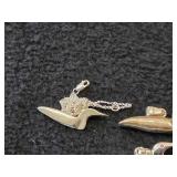 22-grams (total) Sterling Silver - Lot of (4) Loon Pendants