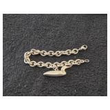 34.6-grams Sterling Silver Loon Charm Bracelet