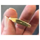 13-grams 14K Gold Loon Pendant
