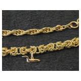65.9-grams (total) Gold Plate - Lot of (2) Bracelet with Loon Charm (New)