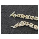 76.1-grams (total) Gold Plate - Lot of (2) Bracelet with Loon Charm