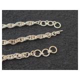 85.7-grams (total) Gold Plate - Lot of (3) Bracelet with Loon Charm (New)