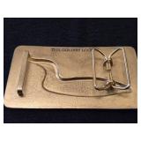150.5-grams Gold Plate Loon Belt Buckle