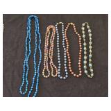 Lot of (5) Beaded Necklaces