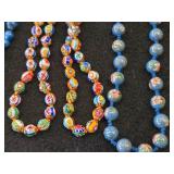 Lot of (5) Beaded Necklaces