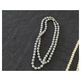 Pearl Necklace 48' + Double-Strand Pearl Necklace 14' + Triple-Strand Pearl Necklace 16' + Double-Strand Pearl Bracelet 6'