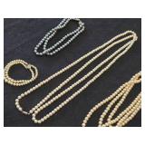 Pearl Necklace 48' + Double-Strand Pearl Necklace 14' + Triple-Strand Pearl Necklace 16' + Double-Strand Pearl Bracelet 6'