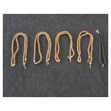 Lot of (5) Seed Bead Necklaces 28' (x4) and 14'