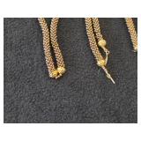 Lot of (5) Seed Bead Necklaces 28' (x4) and 14'