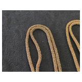 Lot of (5) Seed Bead Necklaces 28' (x4) and 14'