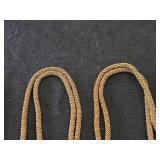 Lot of (5) Seed Bead Necklaces 28' (x4) and 14'