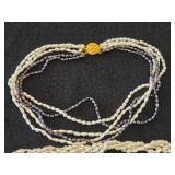 (3) Multi-strand Pearl Necklaces + Multi-strand Pearl Bracelet + Single-Strand Pearl Bracelet