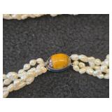 (3) Multi-strand Pearl Necklaces + Multi-strand Pearl Bracelet + Single-Strand Pearl Bracelet