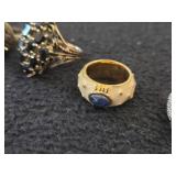 Lot of (4) Gemstone Rings