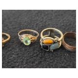 Lot of (8) Rings