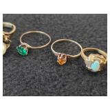 Lot of (8) Rings
